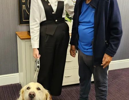Four Legged Friends bring Joy to the Residents 