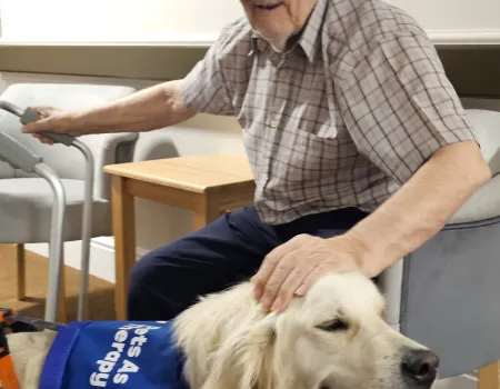 Four Legged Friends bring Joy to the Residents 
