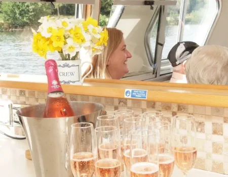 Boat trip along the Thames