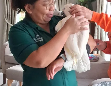 Nigel and Rebecca are reunited!