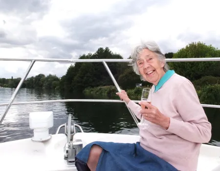 Boat trip along the Thames