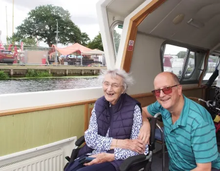 Boat trip along the Thames
