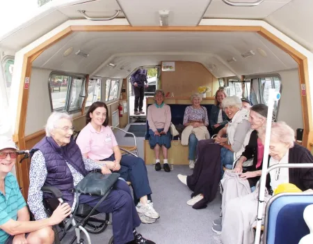 Boat trip along the Thames
