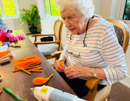 Creating beautiful flowers