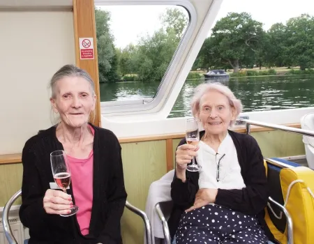 Boat trip along the Thames