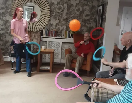  Balloon Tennis at the Mount