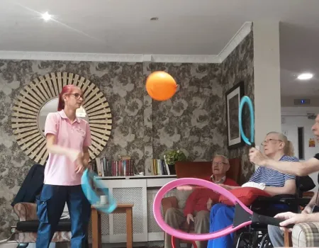  Balloon Tennis at the Mount