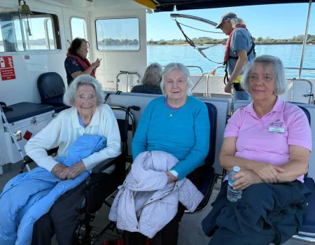 A wonderful boat trip for our residents!