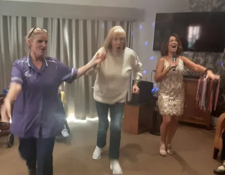  Dancing, singing, smiles and laughter echoing throughout the home