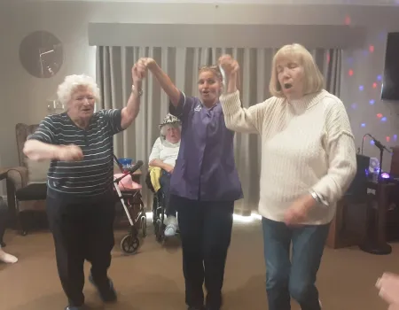  Dancing, singing, smiles and laughter echoing throughout the home