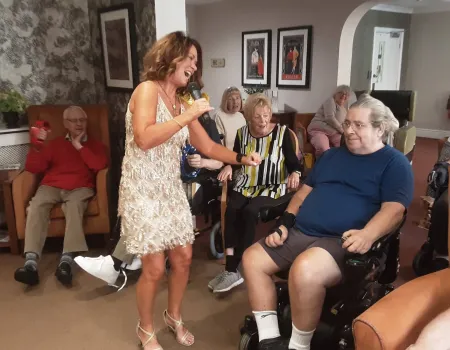  Dancing, singing, smiles and laughter echoing throughout the home