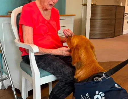 A Very Special Visitor at Hampton Grove!