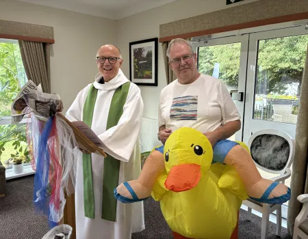 Holy Communion with a little “Seagull Screeching”