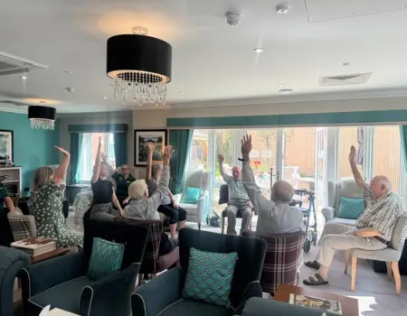 Exercise sessions a big hit!