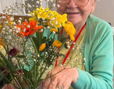 Flower arranging
