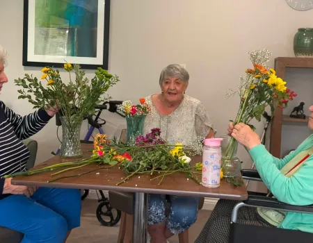 Flower arranging