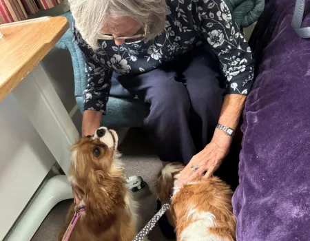 Friday Cuddles with Buddy and Flynn