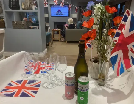 We had a wonderful evening celebrating “The last night of the proms”