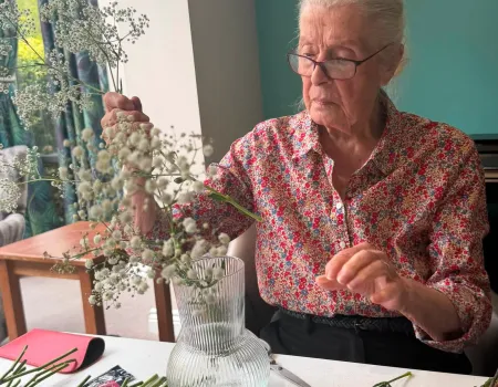 Flower arranging