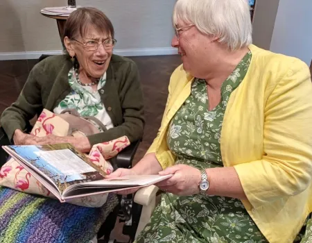 Hilton Park welcomes local MP for special residents’ art exhibition