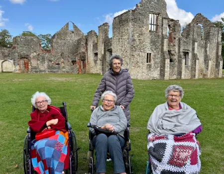 Our History Club Comes Alive at Netley Abbey