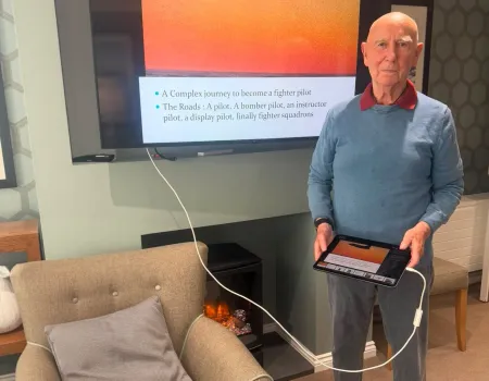An afternoon with Terry Adcock