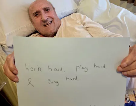 Resident's words of wisdom for school children 