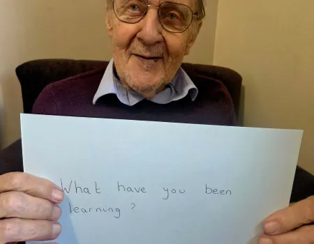 Resident's words of wisdom for school children 