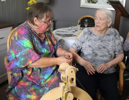 A Wonderful Journey into the World of Spinning & Weaving at White Lodge! 