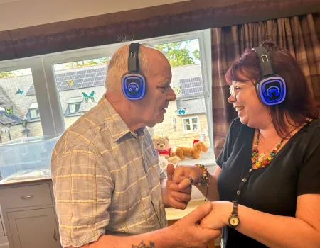 Silent disco on Memory Lane