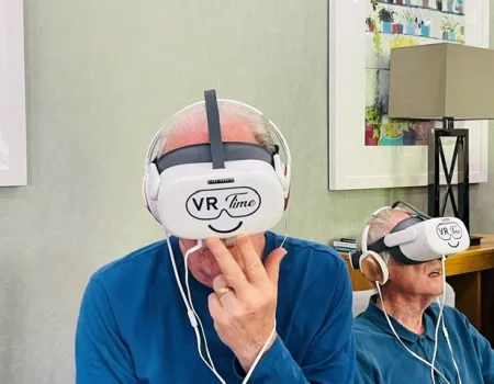 Virtual reality session