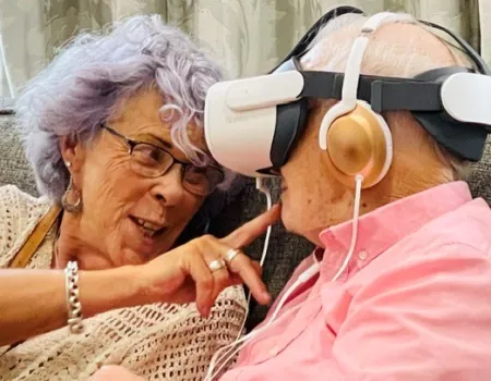 Virtual reality session