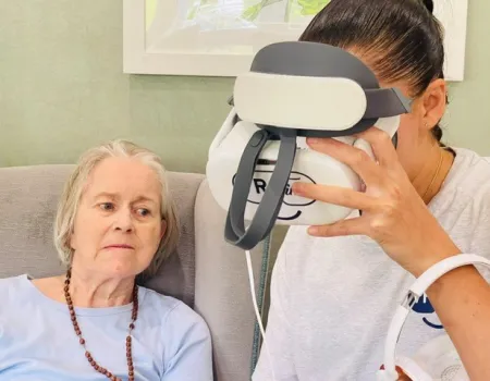 Virtual reality session