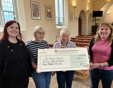 Cheque Presentation to St Ann’s Church, Coventry