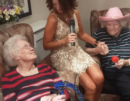  Dancing, singing, smiles and laughter echoing throughout the home