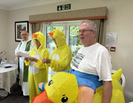 Holy Communion with a little “Seagull Screeching”