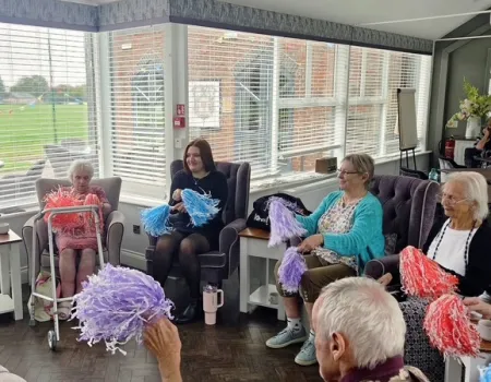 Keeping active from the comfort of our chairs! 