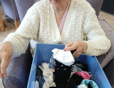 Busy Morning of Folding and Friendship 