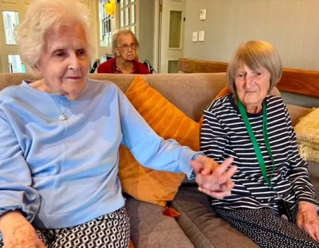 Enjoying an afternoon with Georgia Norton