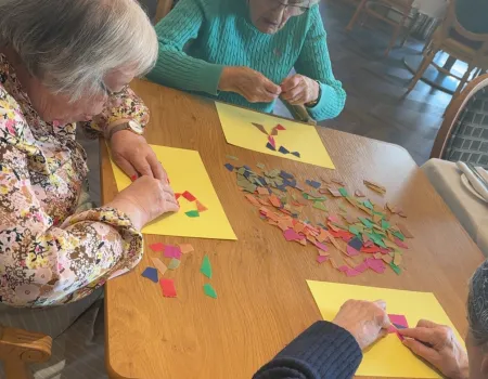 Pasta Mosaic Art 