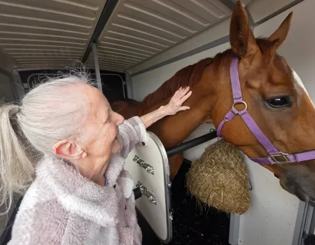 A very special visit 