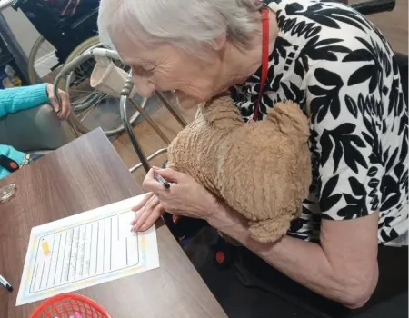 Residents Send Good Luck Wishes to Local School Children