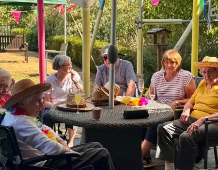 Prosecco party here at Our care home Lancaster Grange