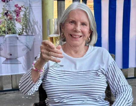Prosecco party here at Our care home Lancaster Grange