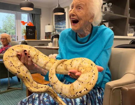 A visit from some fascinating creatures at Moors Manor