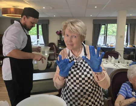 Baking demonstration with Chef Aled 