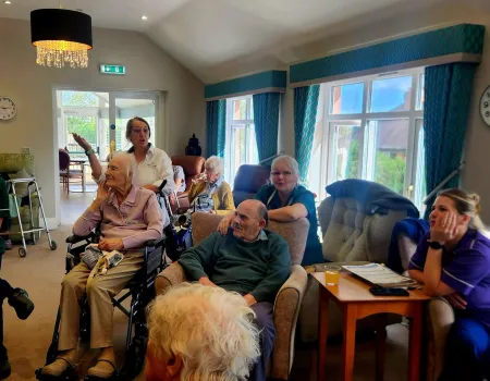 Quiz afternoon at Wheatlands 