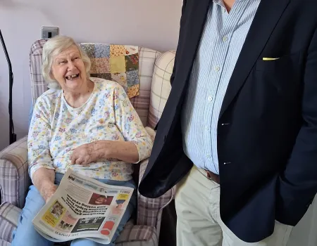 A Special Visit to West Oak Care Home