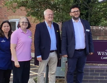 A Special Visit to West Oak Care Home