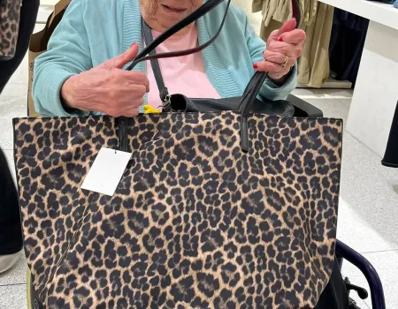 Out and about for a spot of shopping 